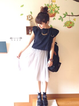 chimochiiさん（レディース・152cm）の夏コーディネート