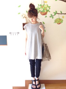 chimochiiさん（レディース・152cm）の春コーディネート