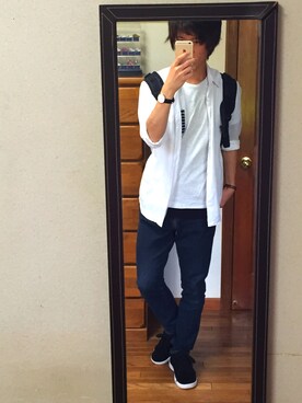 「Daniel Wellington」｜あしゅんさん（メンズ・172cm）の春コーディネート