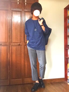 「Dr. Martens（ドクターマーチン）のDr.Martens (ドクターマーチン)/1461 3EYE GIBSON SHOES（その他シューズ）」を使った、あしゅんさん（メンズ・172cm）の春コーディネート