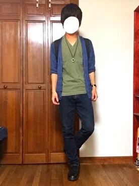 「Dr. Martens（ドクターマーチン）のDr.Martens (ドクターマーチン)/1461 3EYE GIBSON SHOES（その他シューズ）」を使った、あしゅんさん（メンズ・172cm）の夏コーディネート