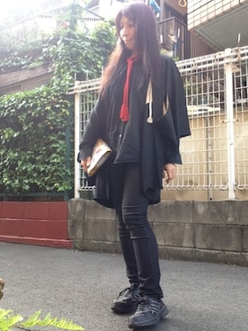 「帯」｜冬野二葉さん（メンズ・168cm）の春コーディネート