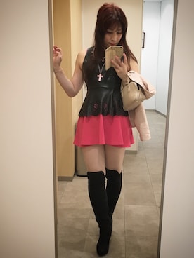 「H&M（エイチ・アンド・エム）のアイテム（ブーツ）」を使った、冬野二葉さん（メンズ・168cm）の秋コーディネート
