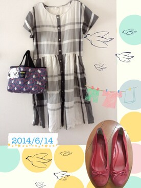 「Another Edition」｜「アイテム（ハンドバッグ）」を使った、モモさん（レディース・154cm）の夏コーディネート