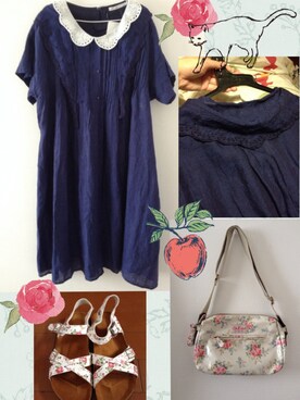 モモさん(レディース・154cm)の夏コーディネート