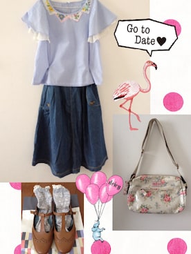 モモさん(レディース・154cm)の夏コーディネート