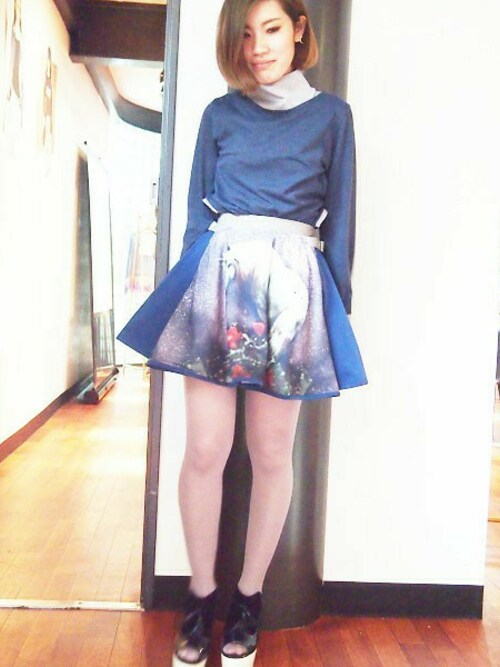 suzuki（2%TOKYO ラフォーレ原宿店）｜2% TOKYOのスカートを使ったコーディネート - WEAR