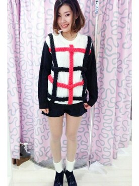 「靴下チラ見せ」｜「アイテム（ブーティ）」を使った、suzukiさん（レディース・162cm）の秋コーディネート