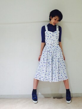「リップ」｜「アイテム（パンツ）」を使った、suzukiさん（レディース・162cm）の夏コーディネート