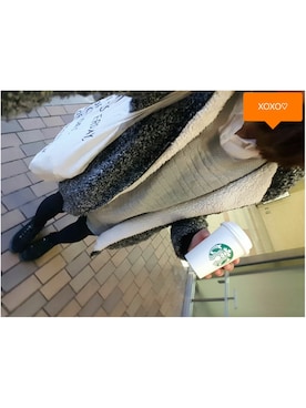 「大学」｜「アイテム（ジャケット/アウター）」を使った、は る た そさん（レディース・160cm）の冬コーディネート
