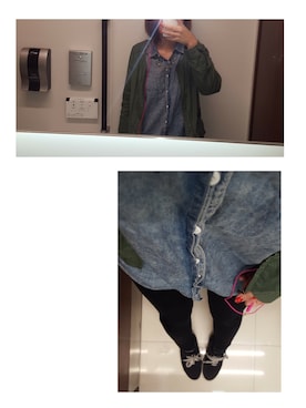 「オフィス」｜「アイテム（ノーカラージャケット）」を使った、は る た そさん（レディース・160cm）の春コーディネート