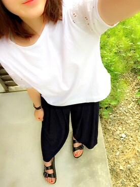 「正面から🐷💙のアイテム（その他、その他）」を使った、ａｙｕｍｉさん（レディース・161cm）の春コーディネート