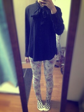 「ボウタイ」｜ニャンさん（レディース・164cm）の夏コーディネート