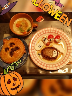 「halloween」｜🌺はまゆう。さん（レディース・160cm）の秋コーディネート