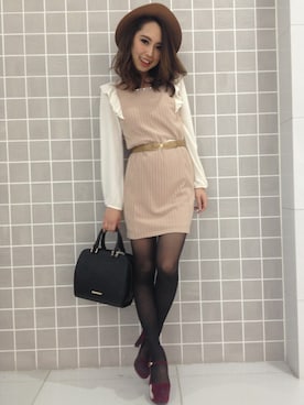 SAKIさん(レディース・156cm)の冬コーディネート