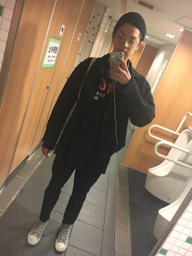 「bukht」｜「アイテム（デニムジャケット）」を使った、keeeeiさん（メンズ・177cm）の秋コーディネート