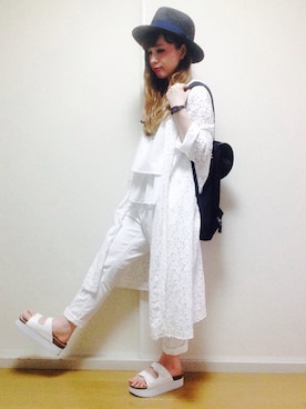 Alice*さん（レディース・156cm）の夏コーディネート