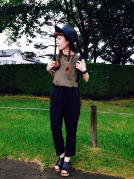 Alice*さん（レディース・156cm）の夏コーディネート