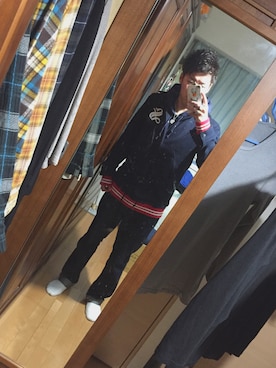 さかてぃーさん（メンズ・175cm）の春コーディネート