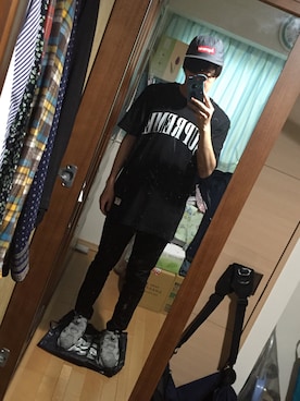 「INSTA PUMP FURY」｜さかてぃーさん（メンズ・175cm）の夏コーディネート
