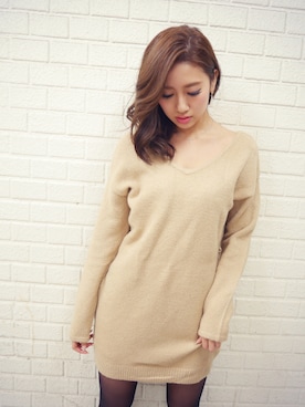 nozomi nakamuraさん（レディース・166cm）の冬コーディネート