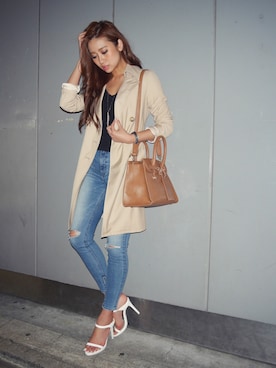 nozomi nakamuraさん（レディース・166cm）の春コーディネート