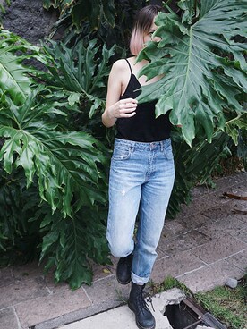 「 jeans」｜babyyyさん（レディース・158cm）の夏コーディネート