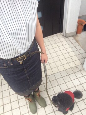 「ながぐつ」｜「アイテム（その他）」を使った、yum!сӧќє❦﻿さん（レディース・160cm）の秋コーディネート