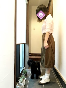 「キャンバスシューズ」｜「アイテム（その他）」を使った、yum!сӧќє❦﻿さん（レディース・160cm）の夏コーディネート
