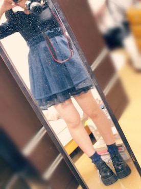 「厚底」｜あかねさん（レディース・150cm）の冬コーディネート