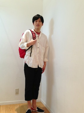 江越さん（メンズ・177cm）の春コーディネート