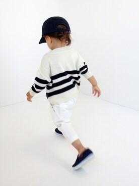 「quoti use fith（クゥオティ　ユース　フィス）のアイテム」を使った、COMECHATTO&CLOSETさん（キッズ・80cm）の秋コーディネート