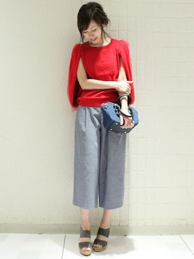 「TIENS ecoute（ティアンエクート）のアイテム」を使った、maiさん（レディース・158cm）の春コーディネート