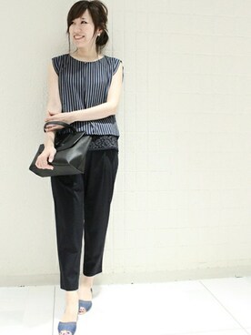 「TIENS ecoute（ティアンエクート）のアイテム」を使った、maiさん（レディース・158cm）の春コーディネート