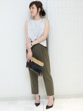 「TIENS ecoute（ティアンエクート）のアイテム」を使った、maiさん（レディース・158cm）の夏コーディネート