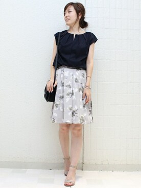 「TIENS ecoute（ティアンエクート）のアイテム」を使った、maiさん（レディース・158cm）の夏コーディネート