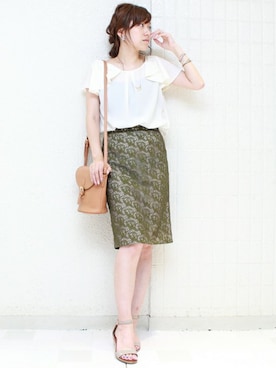 「TIENS ecoute（ティアンエクート）のアイテム」を使った、maiさん（レディース・158cm）の夏コーディネート