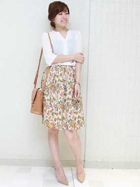 「カシュクール」｜maiさん（レディース・158cm）の夏コーディネート
