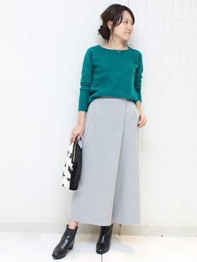「カシュクール」｜maiさん（レディース・158cm）の秋コーディネート