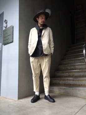 「bukht」｜河内 啓幸 さん（メンズ・173cm）の秋コーディネート