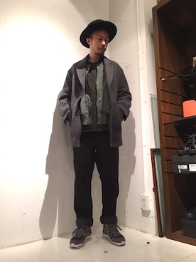 「bukht」｜河内 啓幸 さん（メンズ・173cm）の秋コーディネート