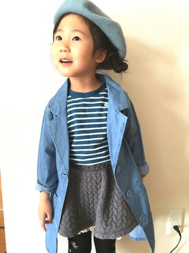 Mei Renさん(キッズ・110cm)の春コーディネート