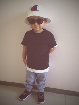 Ikue.uさん（キッズ・100cm）の夏コーディネート