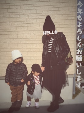 Ikue.uさん（キッズ・90cm）の冬コーディネート