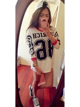 連伊伶さん（レディース・169cm）の秋コーディネート