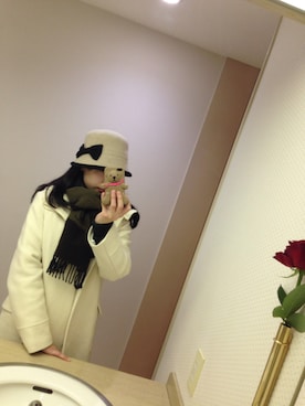 「LouisVuitton」｜「アイテム（チェスターコート）」を使った、Saさん（レディース・156cm）の冬コーディネート