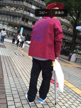 「栄」｜「アイテム（その他アウター）」を使った、ダイチさん（メンズ・168cm）の秋コーディネート