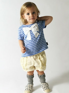 「HAKKA KIDS（ハッカキッズ）のアイテム」を使った、hakka kidsさん（キッズ・80cm）の春コーディネート