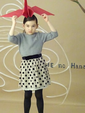 「アイテム（レッグウェア）」を使った、hakka kidsさん（キッズ・120cm）の秋コーディネート