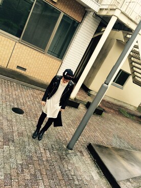「SHAREEF（シャリーフ）のアイテム（キャップ）」を使った、だいきさん（メンズ・170cm）の春コーディネート
